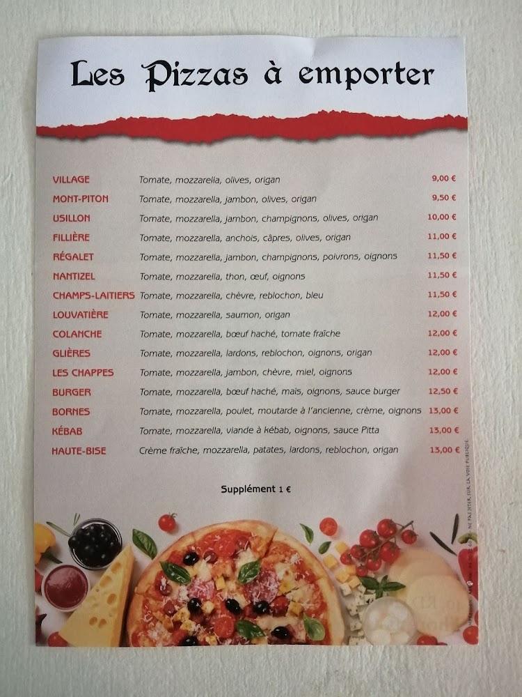 Bar-Restaurant La Haute Bise - Menu Image 1